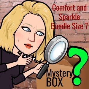 Girls Size 7 Comfort and Sparkle Mystery Box